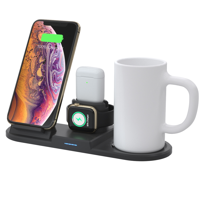 4-in 1 Wireless charger temperature control cup N39