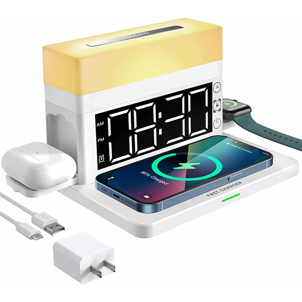 New Arrival N65 Night Light Clock Wireless Charger