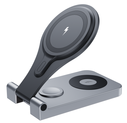 W13 Foldable 3‑in‑1 Magnetic Wireless Charger