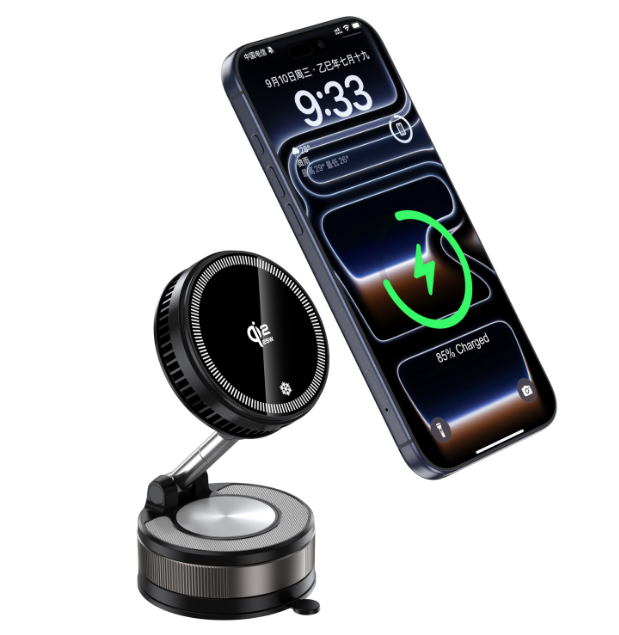 D17 Semiconductor‑Cooling Magnetic Car Wireless Charger