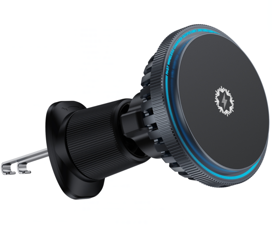 D16 RGB‑Light Semiconductor‑Cooling Magnetic Car Wireless Charger