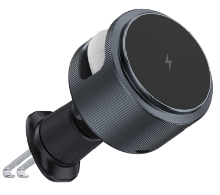 D15 2‑in‑1 Dual Charging Magnetic Car Wireless Charger
