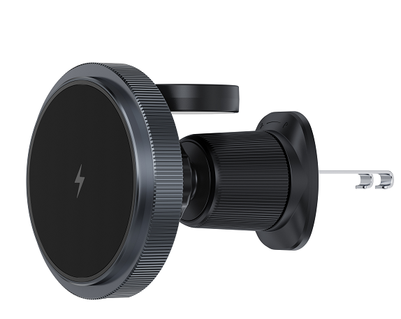 D13 2‑in‑1 Large‑Face Magnetic Car Wireless Charger for Phone & Watch