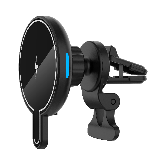 D9 Round Magnetic Car Wireless Charger With LED Light