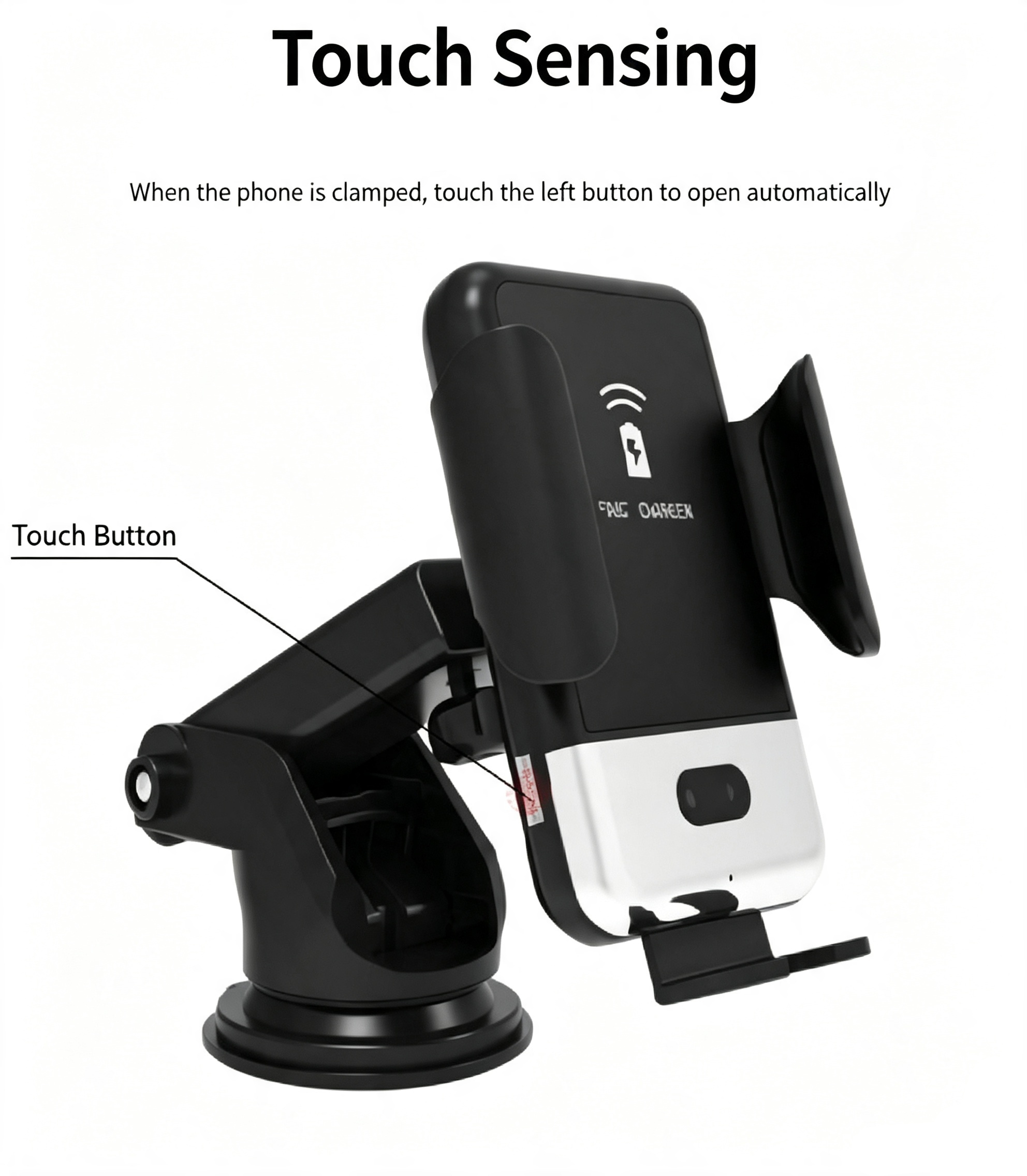D2 Touch Infra‑Red Car Wireless Charger