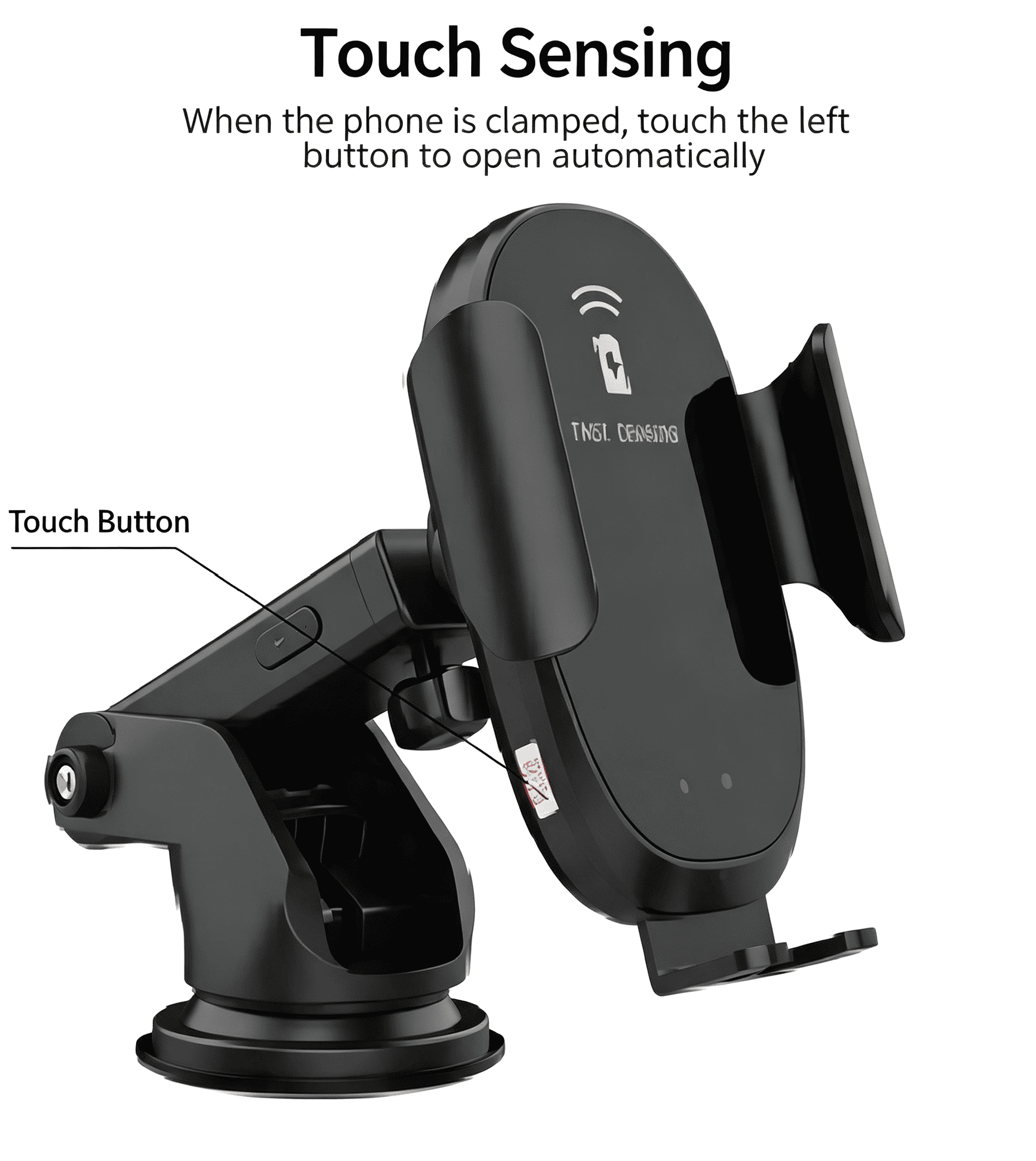 D3 Light‑Weight Touch Infra‑Red Car Wireless Charger