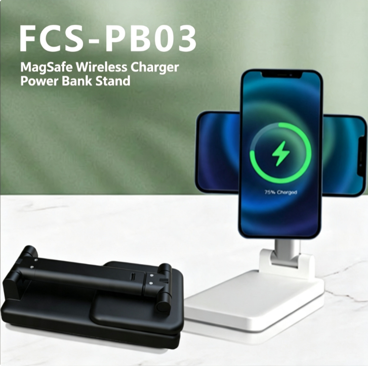 FCS‑PB03 Magnetic Wireless Charging Power Bank Phone Stand