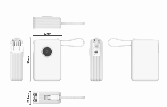 CW‑Q150 AC Plug Super Fast Charging Power Bank