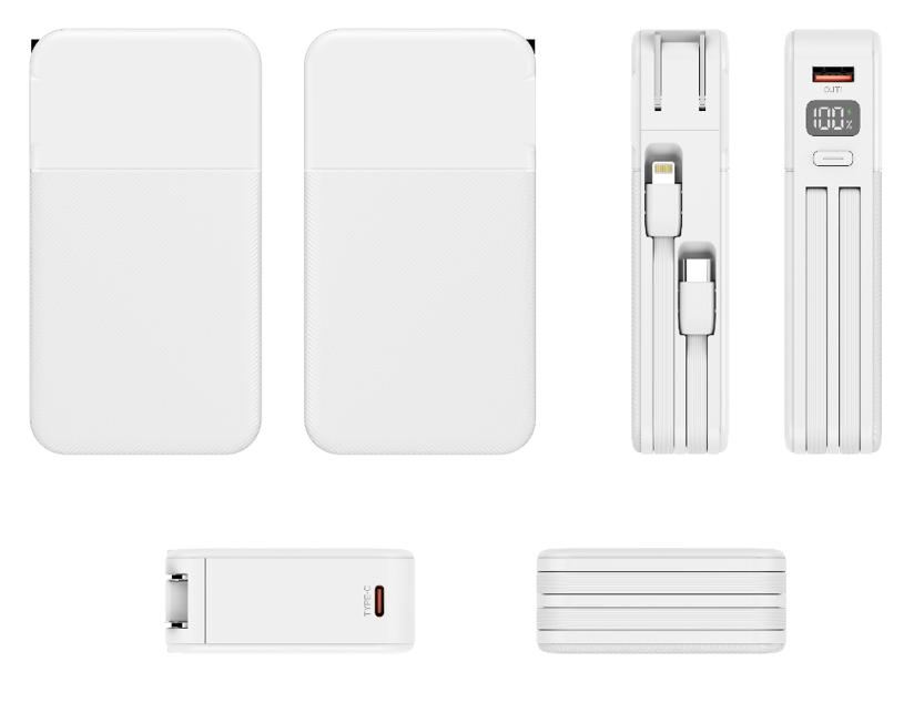 CW‑Q11O AC Plug Super Fast Charging Power Bank