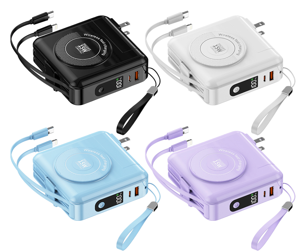 CW‑K16SL AC Plug Super Fast Charging Power Bank