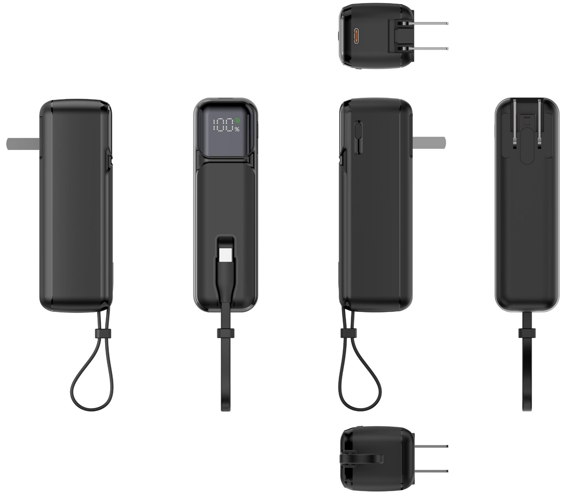 CW‑A1B AC Plug Super Fast Charging Power Bank