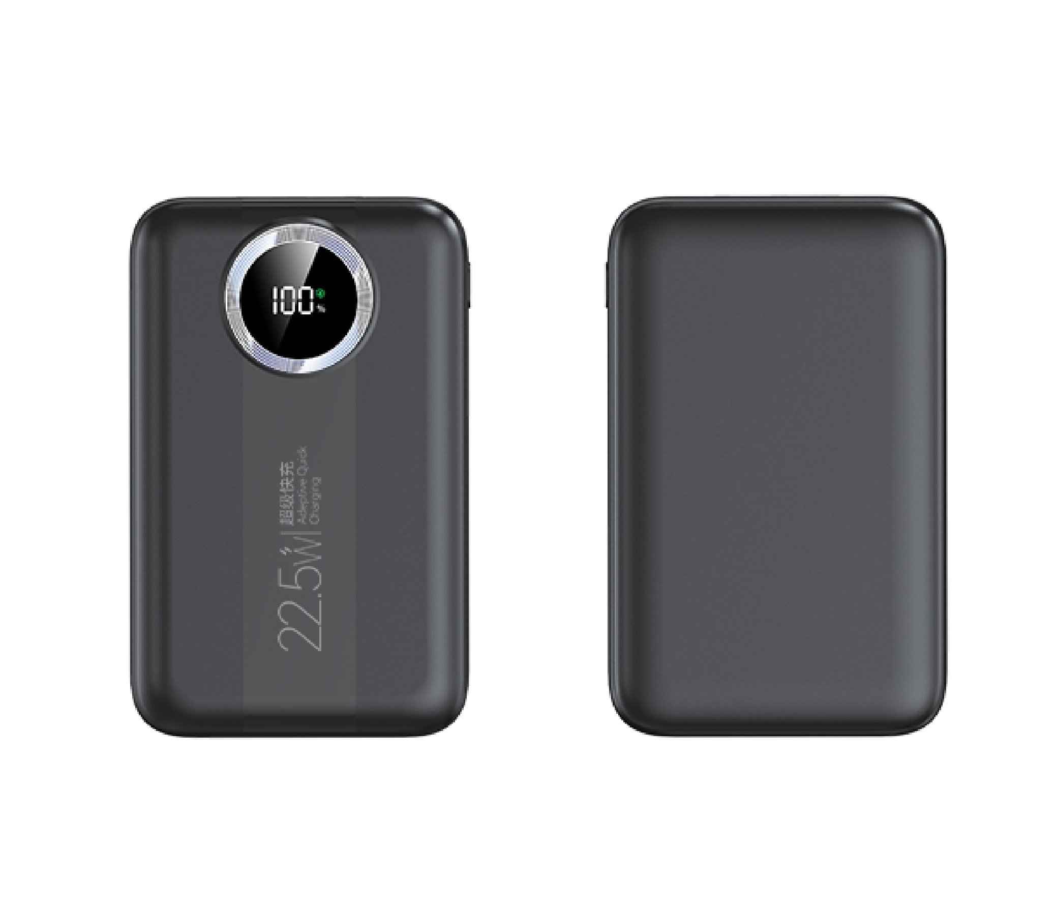 CW‑K170T Mini Portable Power Bank With Ring‑Decor Circular Digital Display