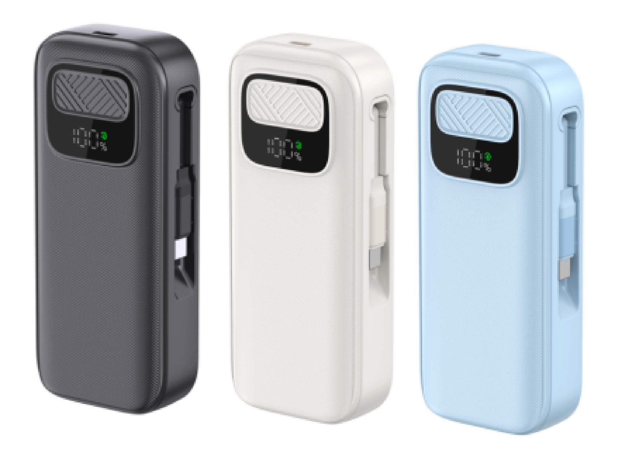 CW‑WL12 D Retractable Cable Super Fast Charging Power Bank