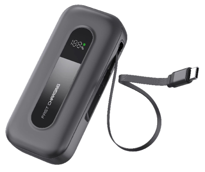 CW‑WL01 D Retractable Cable Super Fast Charging Power Bank