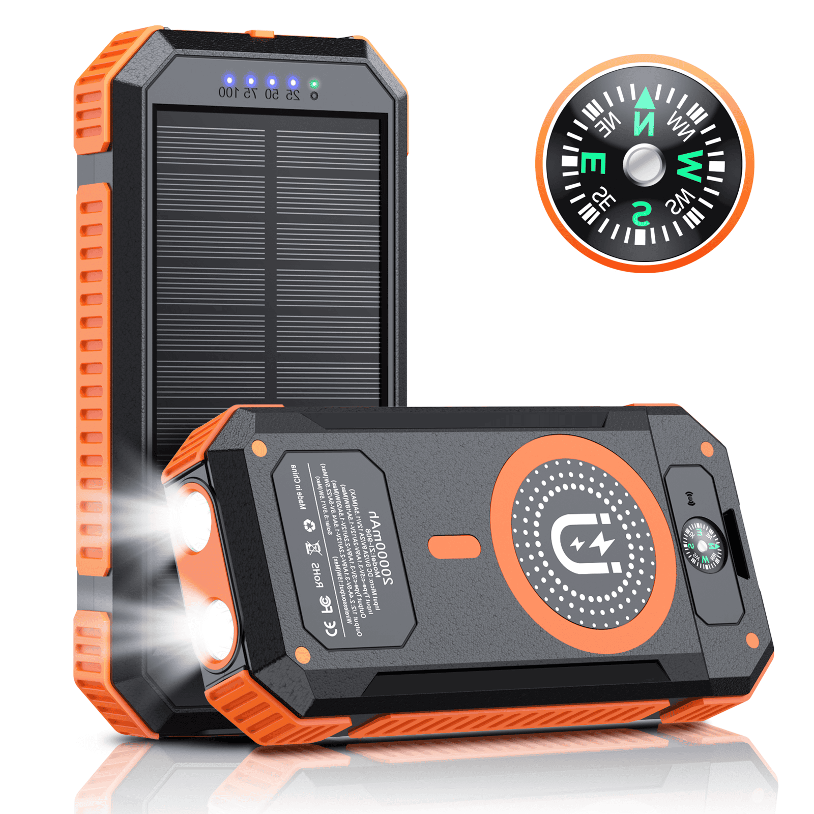 CW‑906LZ Solar Energy Hot Sale Portable Power Bank