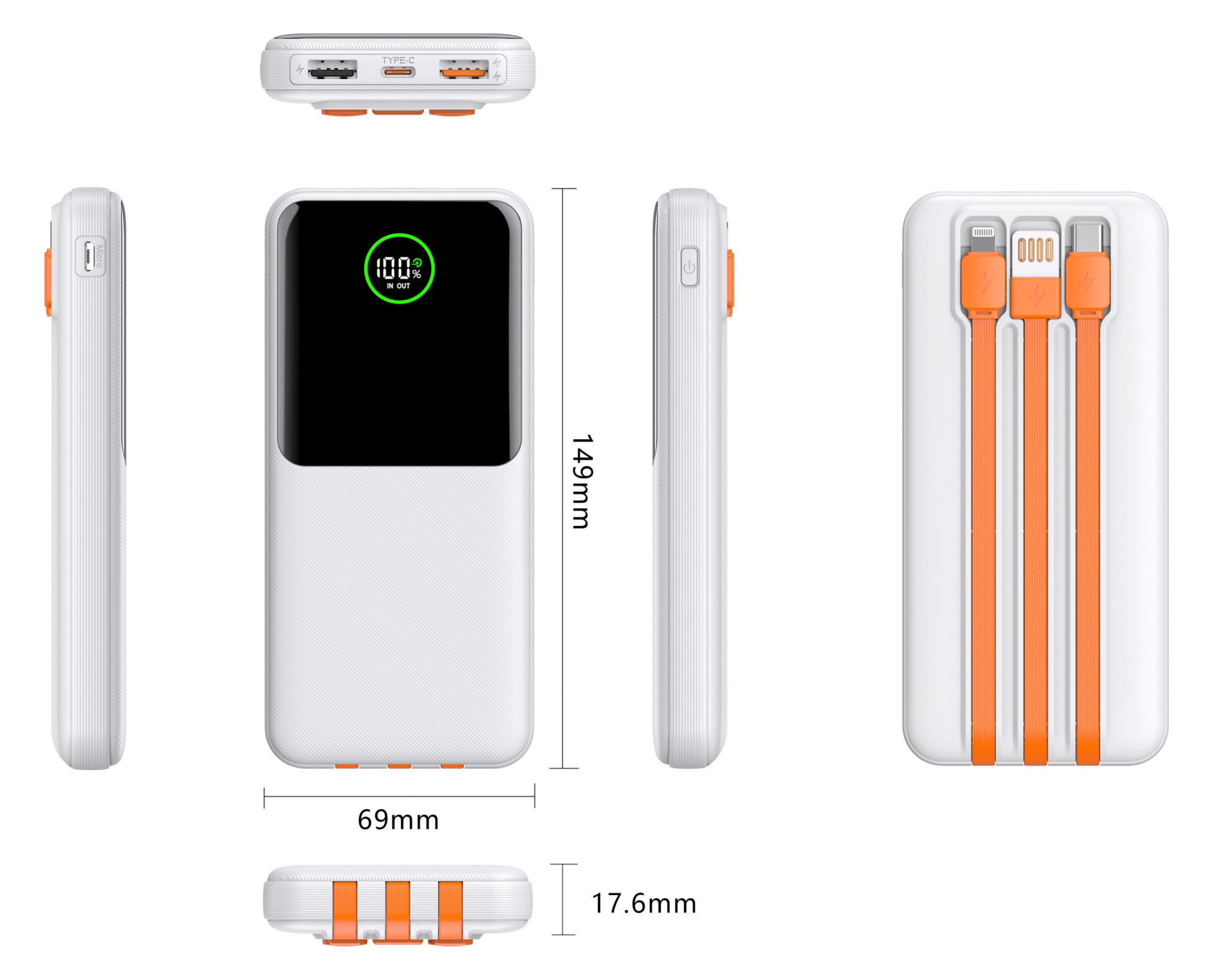CW‑S110 Comes with a Built‑in Portable Power Bank