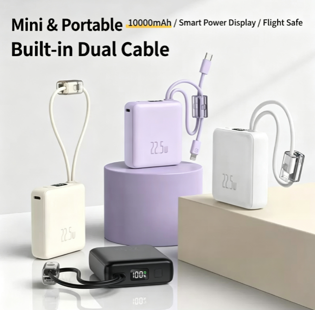 CW‑047QC Super fast charging with built‑in power bank