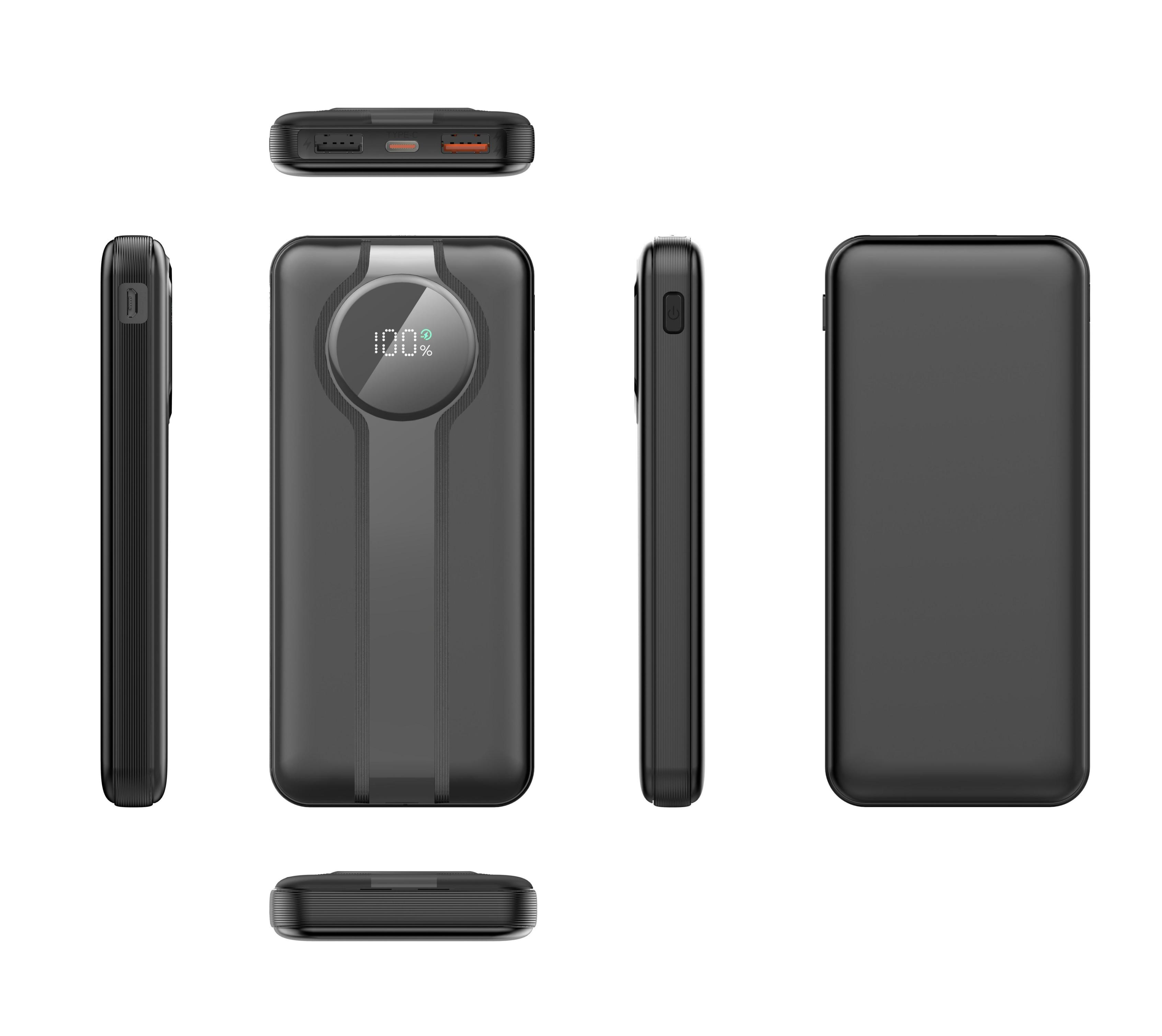 CW-079SO 22.5W 10000mAh Slim Digital Display Power Bank