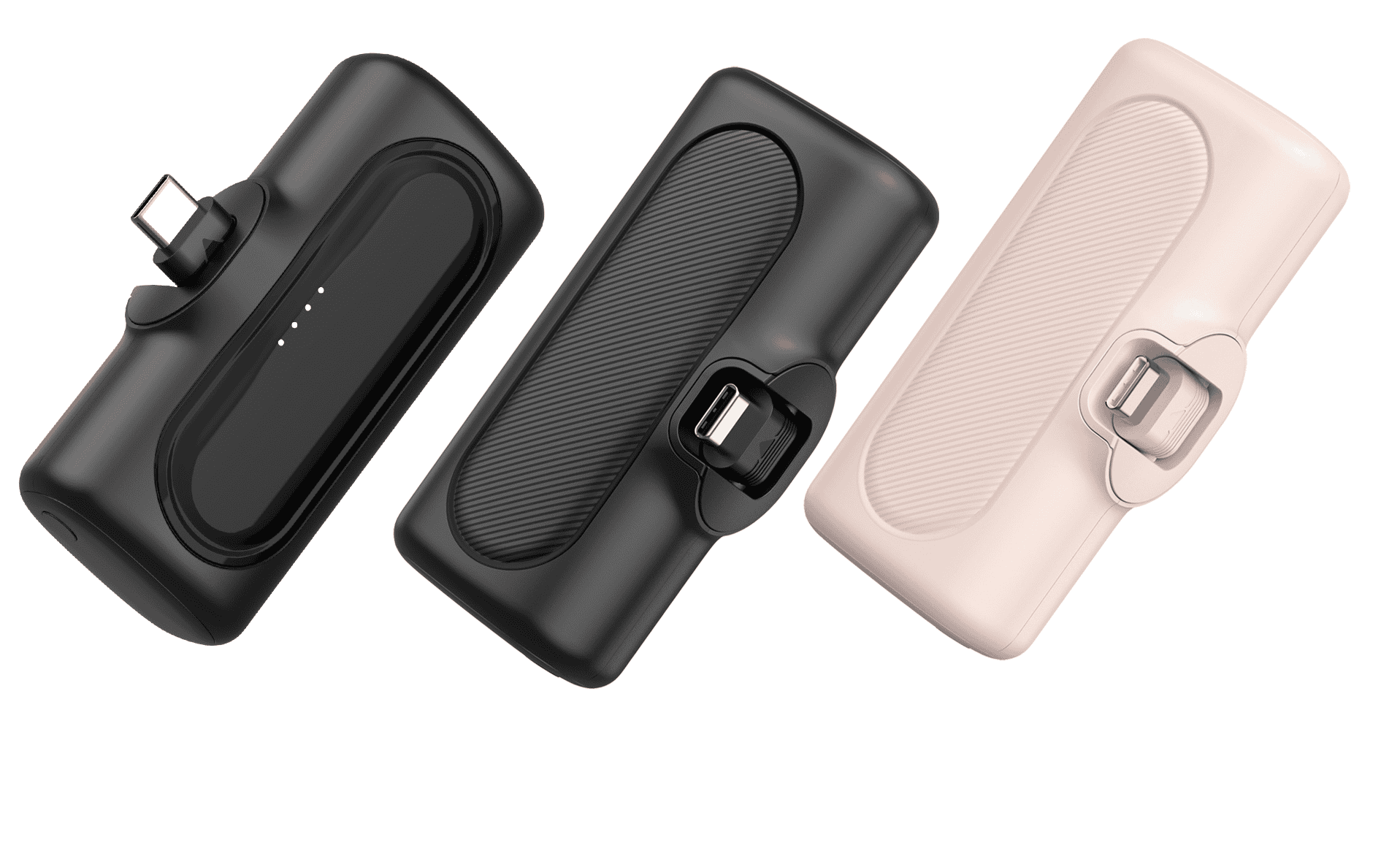 CW-02D 5000mAh Textured Capsule Tail Plug Power Bank