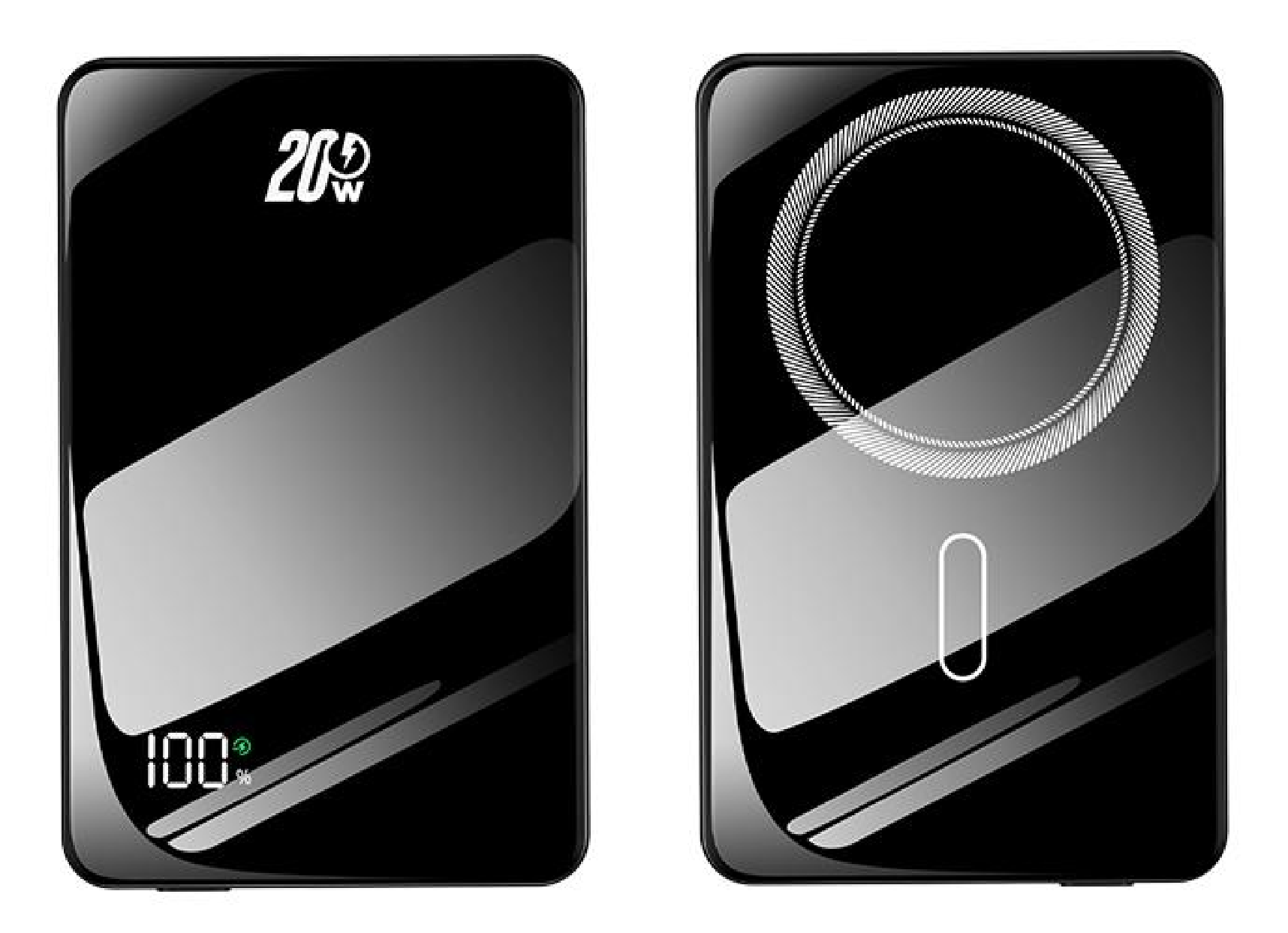 CW-610S 5000mAh Ultra Thin Magnetic Wireless Charging Power Bank