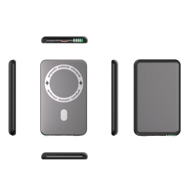 CW-T38PT 5000mAh Ultra Slim Magnetic Wireless Power Bank